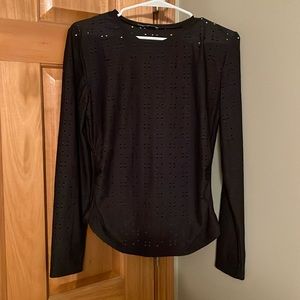 Zara Eyelet Shirt - Black